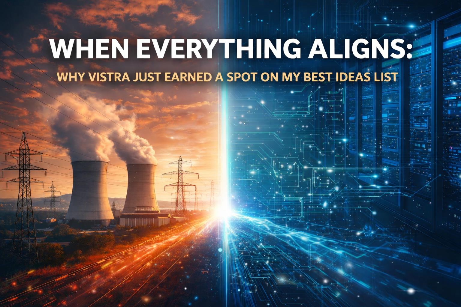 When Everything Aligns: Why Vistra Just Earned a Spot on My Best Ideas List
