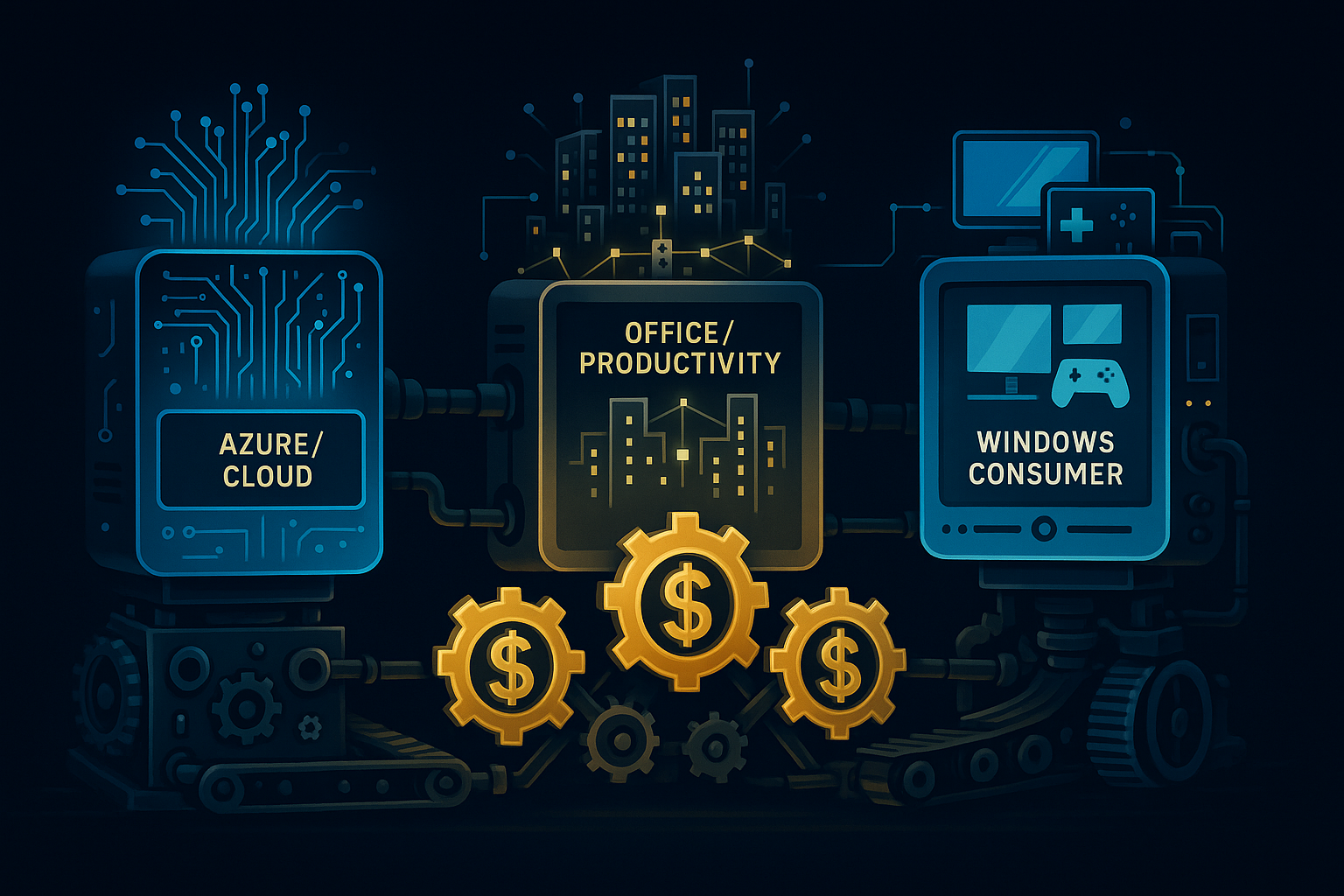 Microsoft: When Three Machines Print Money at Three Trillion Dollars