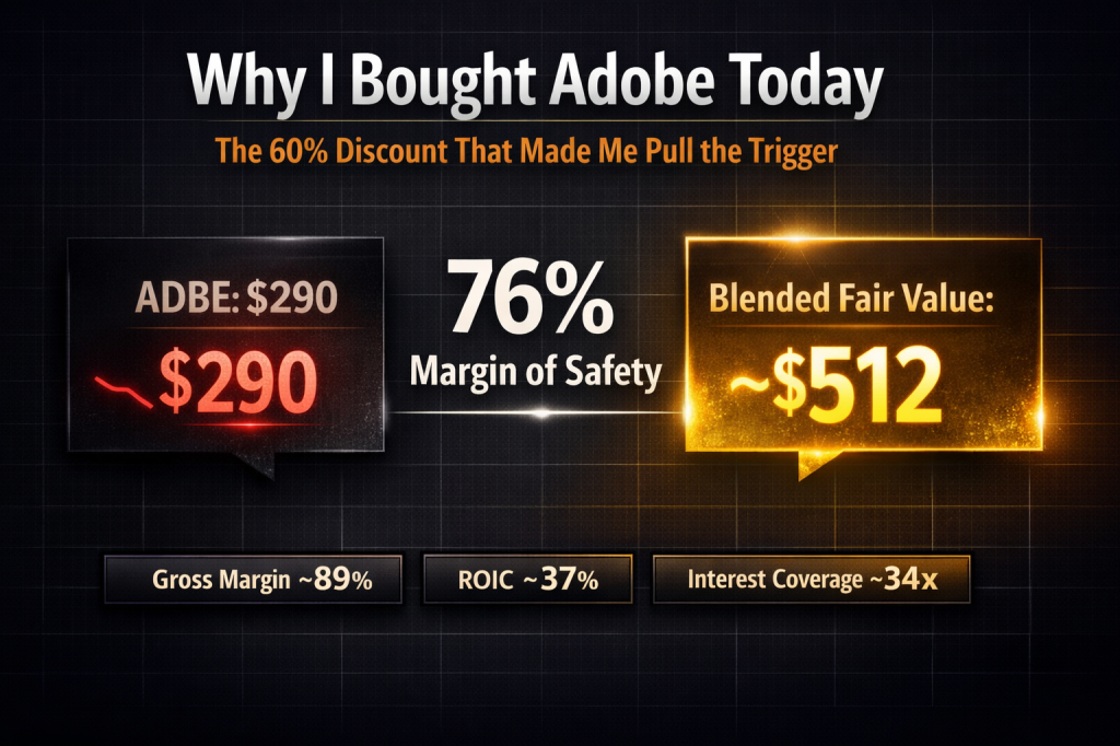 Why I Invested in Adobe’s Stock at $290