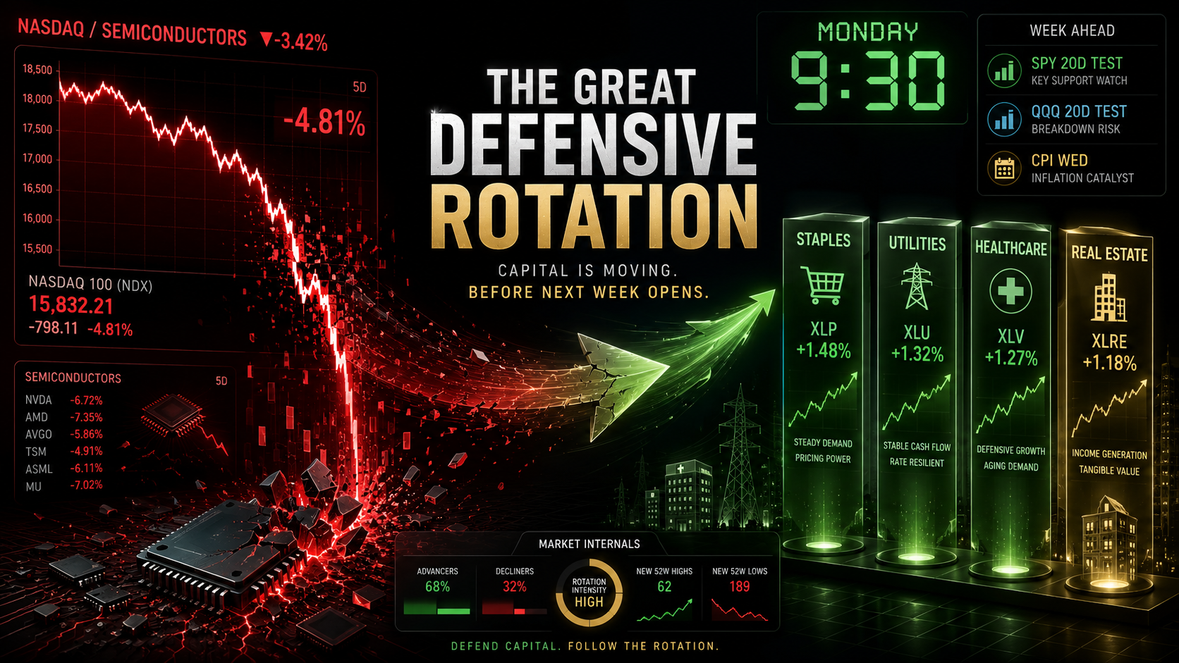 The Great Defensive Rotation: What Friday's June 5th Tech Wreck Actually Means for Next Week