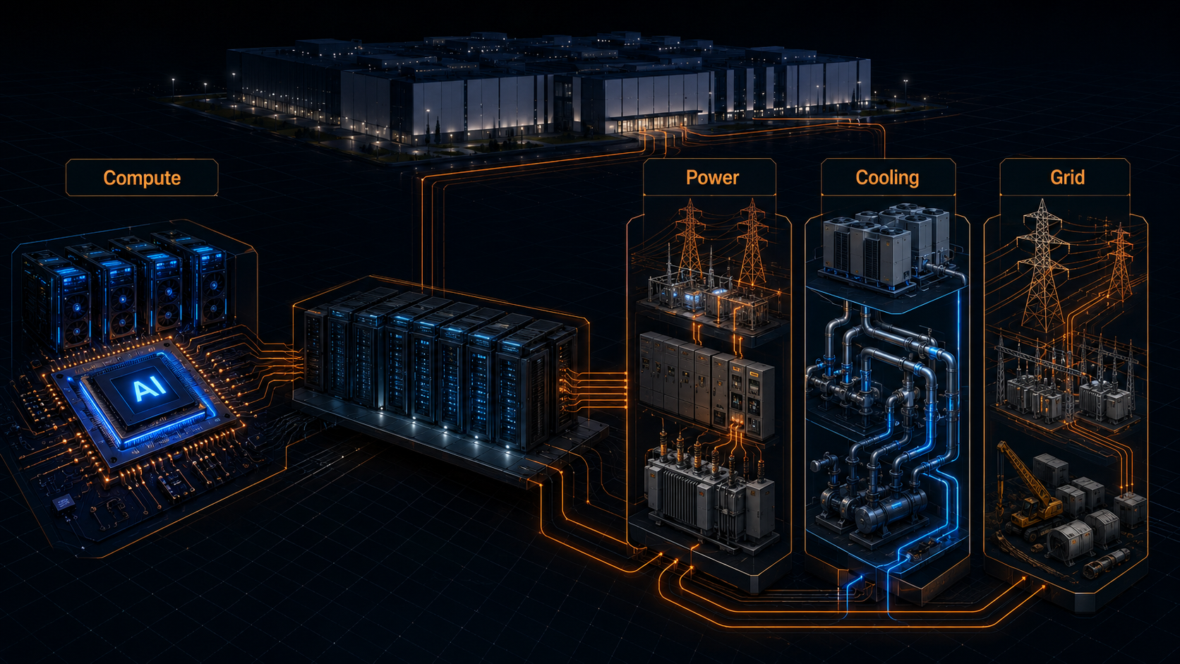 The AI Build-Out Got More Specific: Refreshing the Pipes, Power, and Cooling Ten