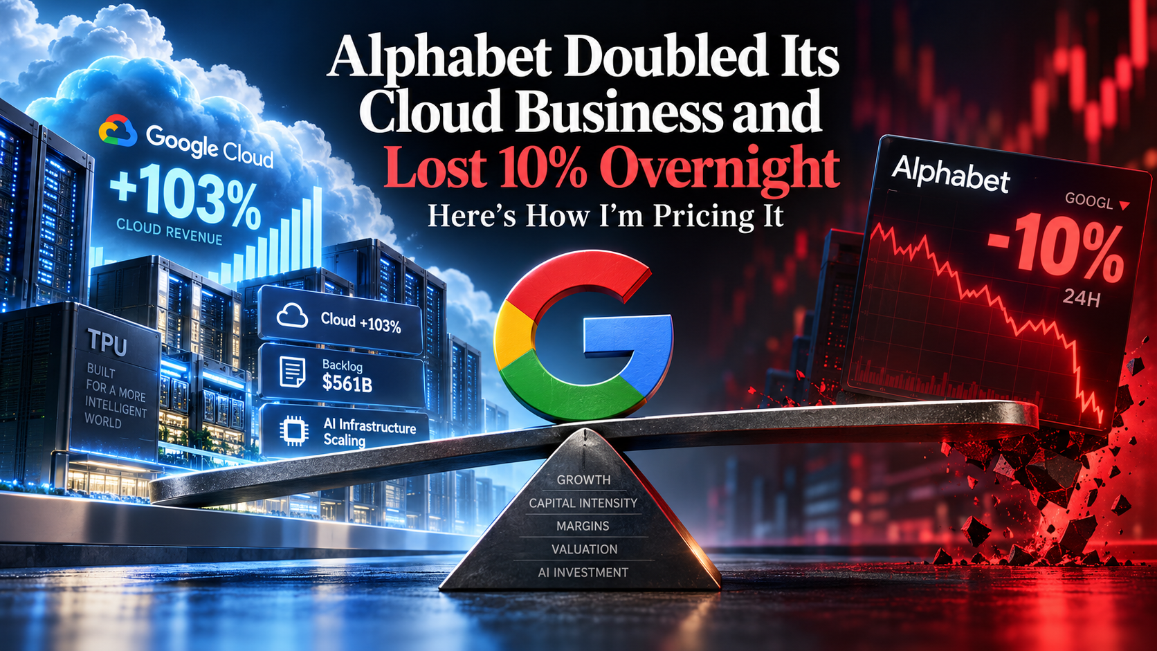 Google Doubled Its Cloud Business and Lost 10% Overnight. Here's How I'm Pricing It